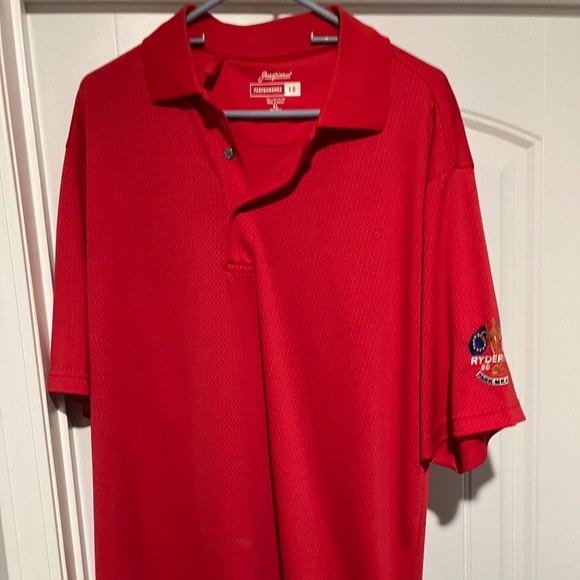 Red Men's Jack Nicklaus Golf Shirt, XL, Park Meadows Private Club, never worn - Picture 1 of 4